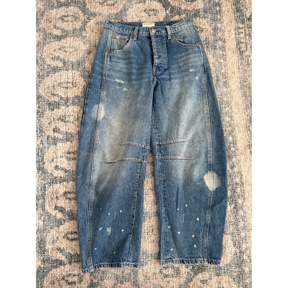 Free People Denim - Free People Good Luck Barrel Jeans Size 24 Excellent Condition with Flaw